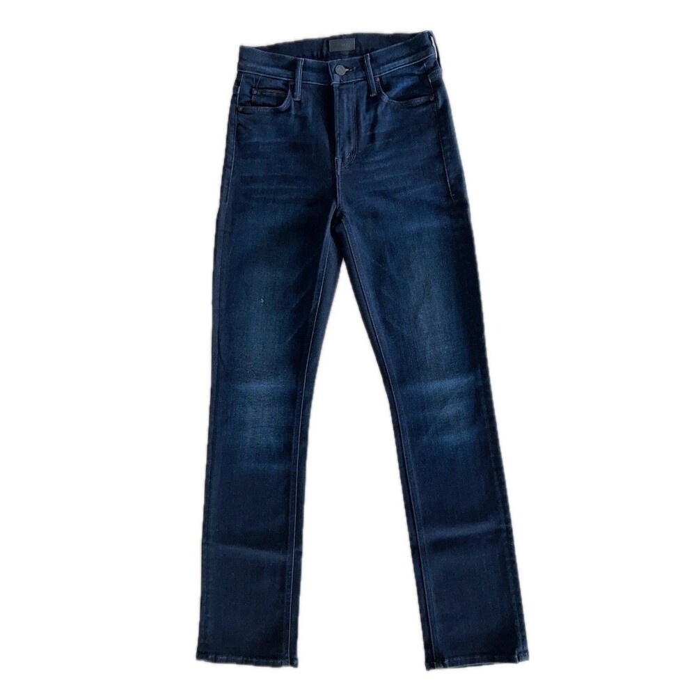 MOTHER The Mid Rise Dazzler Ankle Skinny Jeans Now Or Never Dark Wash – Size 24